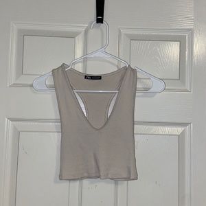 Tan Zara Crop Top
